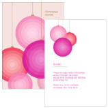 Baubles invitation preview